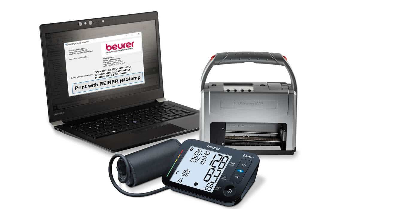 News - Upper arm blood pressure monitor: Additional accessories for the  jetStamp® 1025 : REINER®
